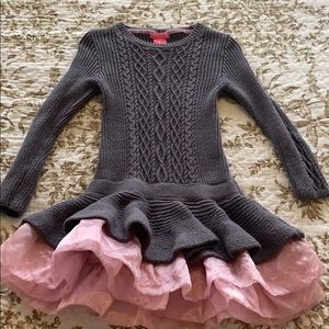 Girls sweater dress
